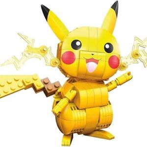 Mega Pikachu Building Set - Yellow and Black NWT